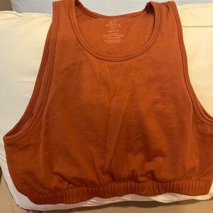 Woolx merino wool crop top/sports bra.